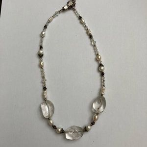 COPY - Très Jolie Semi-Precious Stone, Sterling Necklace